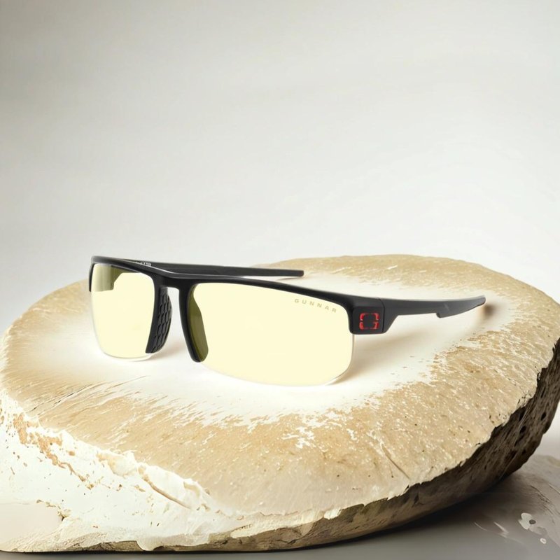 最佳礼物 GUNNAR TORPEDO 防蓝光游戏眼镜 金属销铰链 - 眼镜/眼镜框 - 尼龙 黑色