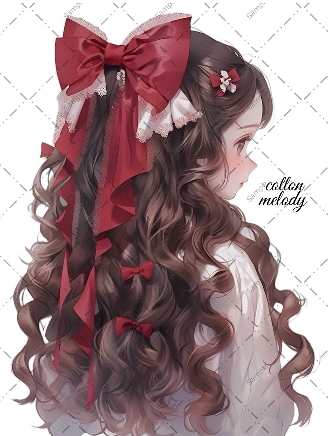 原创贴纸 No.48 人物贴纸 原创贴纸 人像贴纸 女孩贴纸 原创人物贴纸 - 贴纸 - 纸 