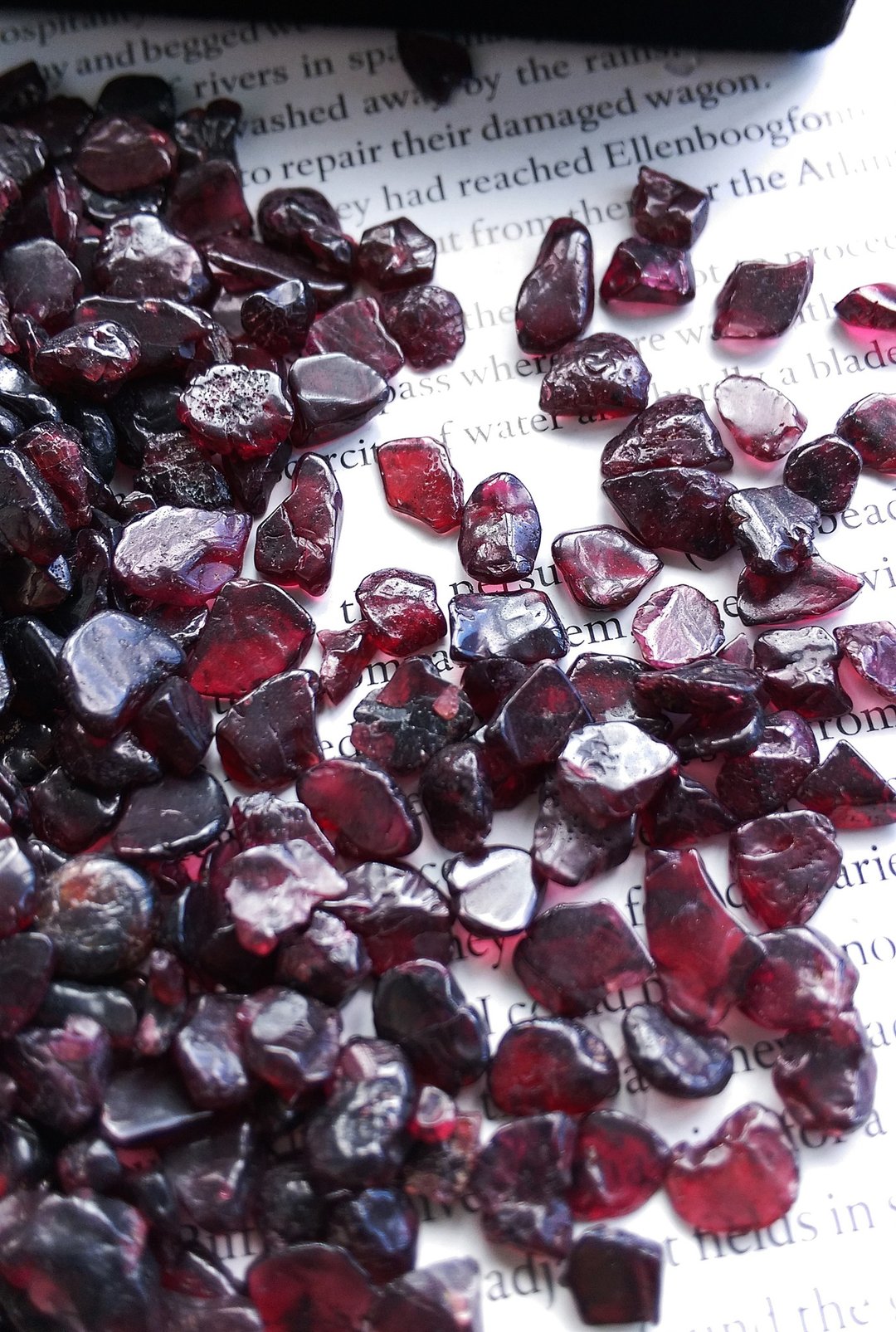 Garnet 天然石榴石碎石 净化专用小碎石 一份 100g 售100元 - 摆饰 - 其他材质 