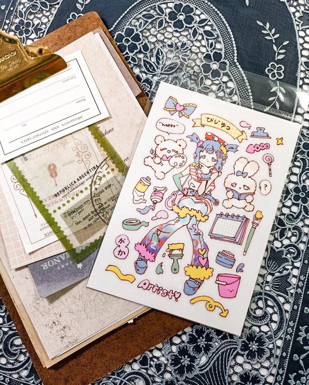 BT059藝術寶寶_art baby_59/轉印貼紙 - 贴纸 - 塑料 多色