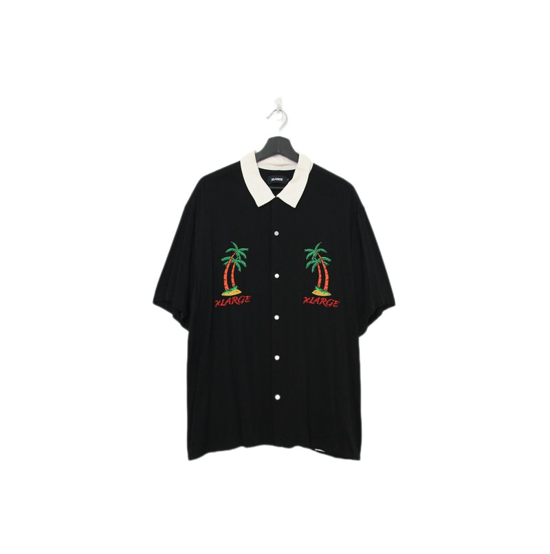Back to Green-动物图衬衫 椰子树 沙滩女郎 at-07 vintage shirt - 男装衬衫 - 棉．麻 