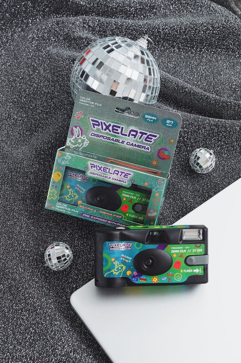 Retocolor 电玩像素 PIXELATE 一次性相机 即弃相机 底片相机 - 相机 - 塑料 
