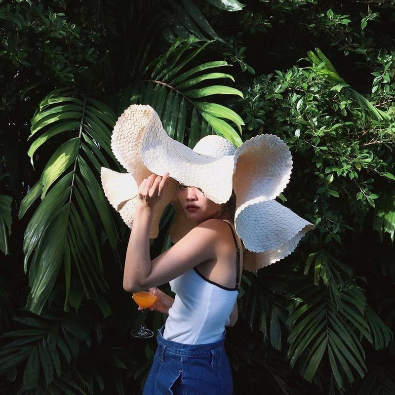 klungsee summer curve hats - 帽子 - 其他材质 白色