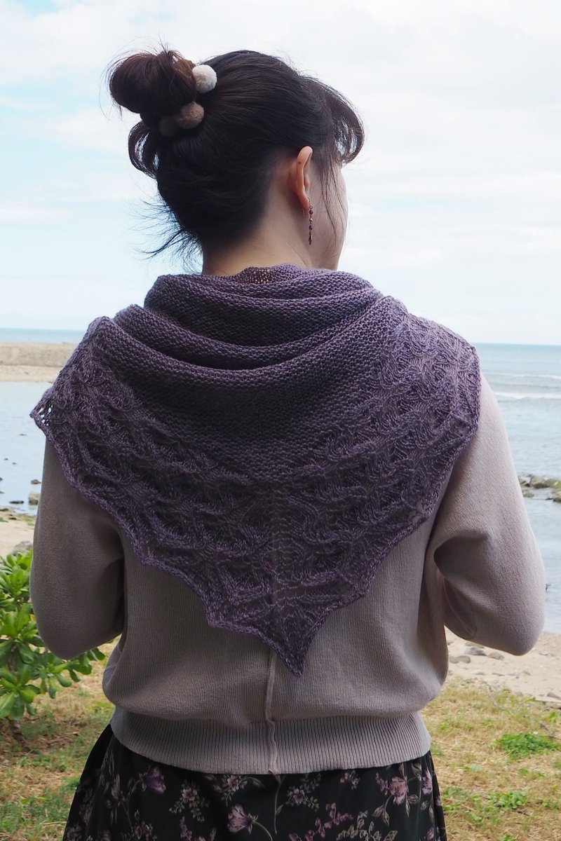 贝壳湾 披肩编织说明书(PDF) - 手工艺教程/工具书 - 其他材质 