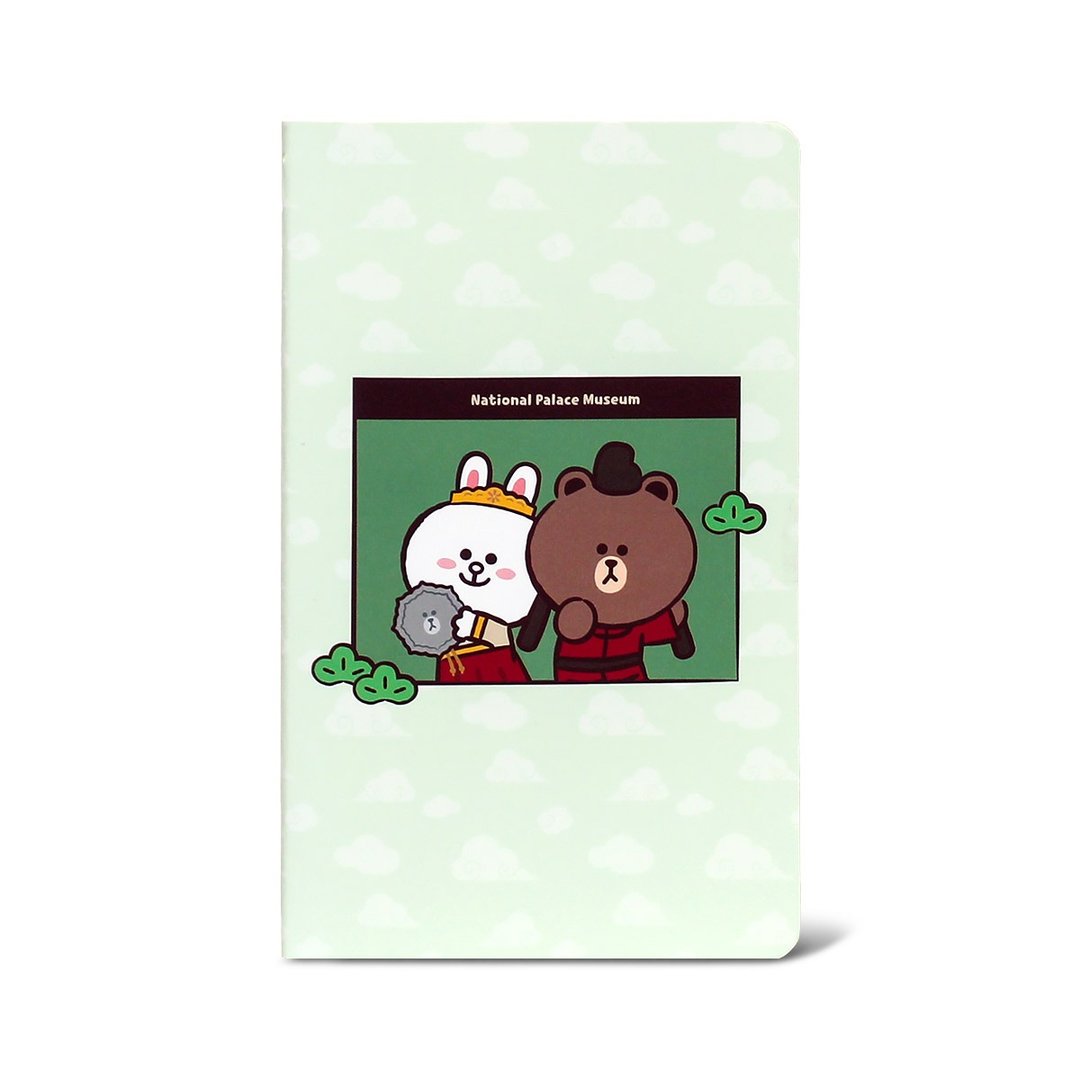 NPM | LINE FRIENDS 穿越故宫 64K手心笔记 (唐) - 笔记本/手帐 - 纸 绿色