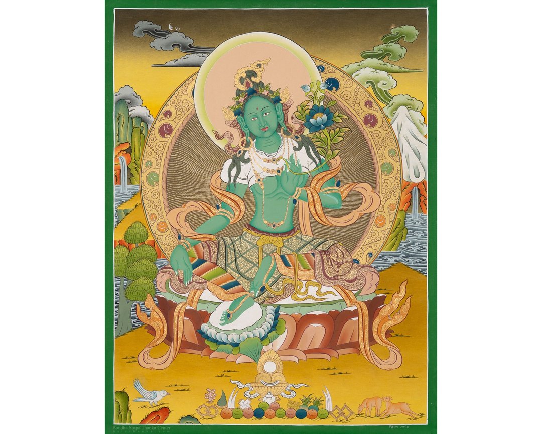 绿度母唐卡   佛教装饰 - 墙贴/壁贴 - 其他材质 多色