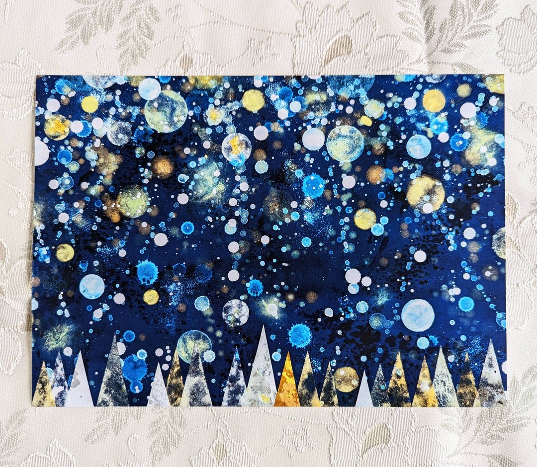 雪森林海报 - 海报/装饰画/版画 - 纸 蓝色