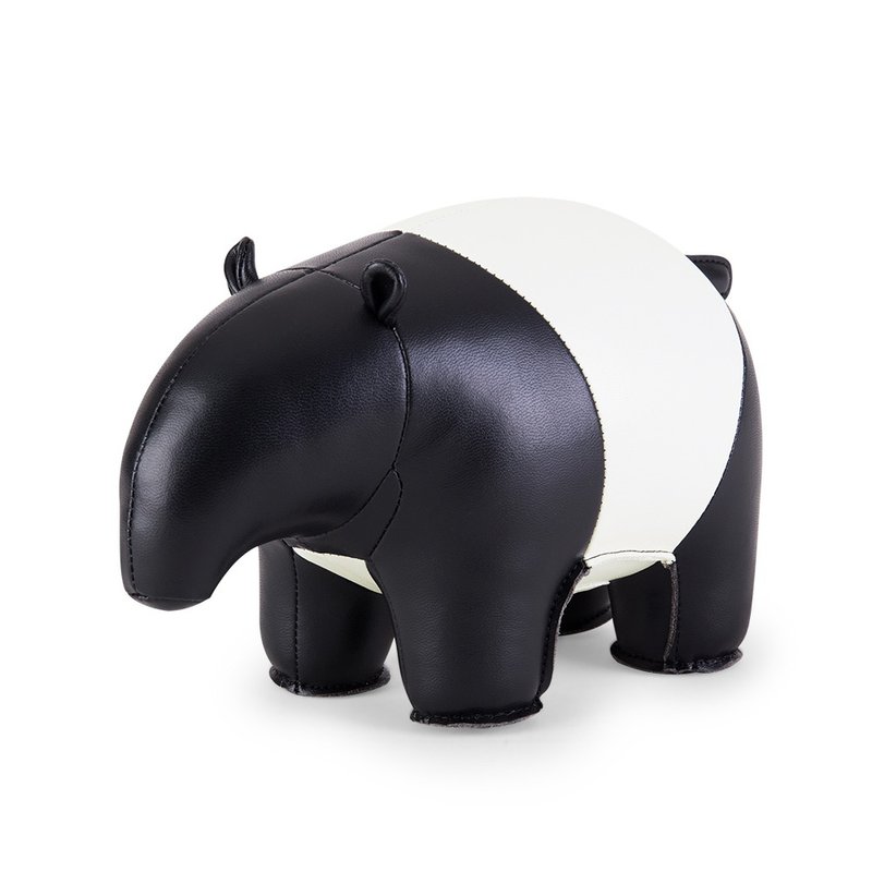 【书挡】马来貘 Malayan Tapir 皮革动物摆饰  | 入厝礼物 - 摆饰 - 人造皮革 多色