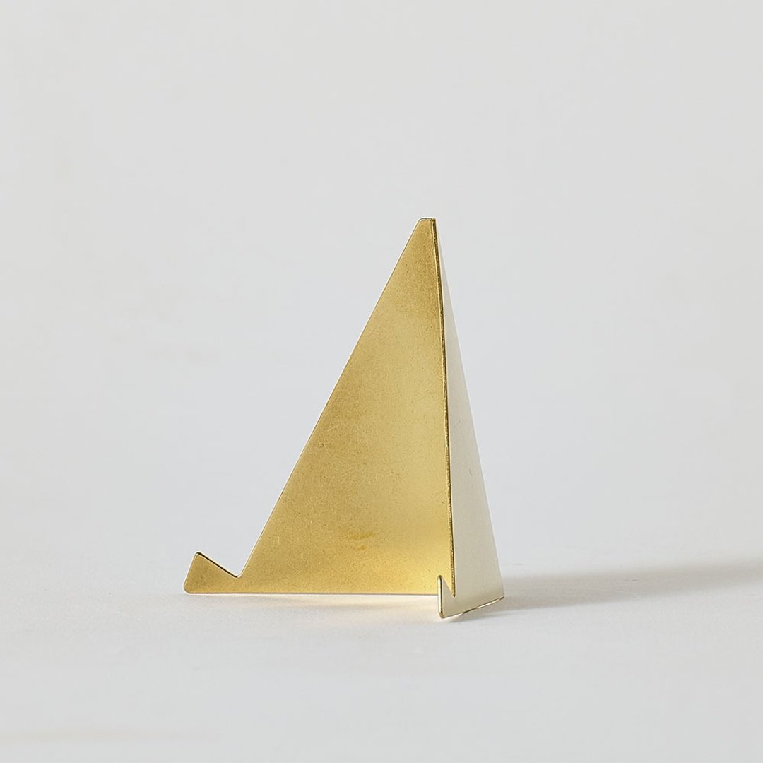 黄铜三角形卡片展示架图片架 - 摆饰 - 其他金属 金色