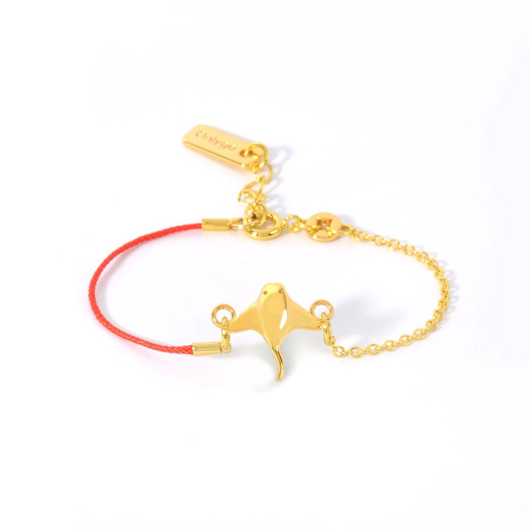 Lucky Bracelet 动物系列幸运手链 / 燕魟 - 手链/手环 - 其他金属 金色