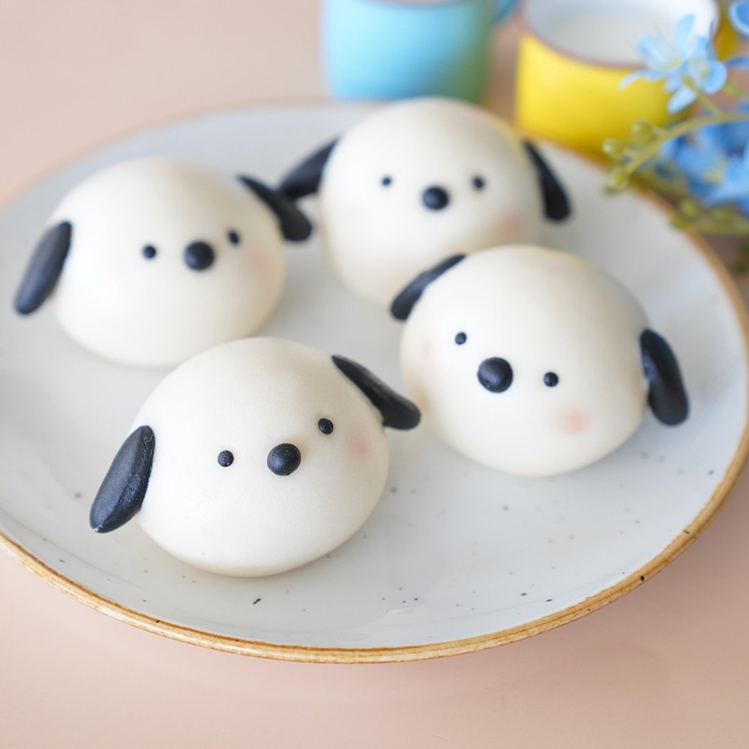美姬馒头 HAPPY狗狗鲜乳芝麻包 一盒6入 - 其他 - 其他材质 