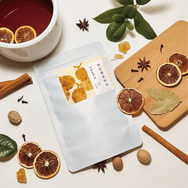 热红酒香料包 肉桂 八角 丁香 月桂叶 热红酒 聚会 - 美食 - 新鲜食材 白色