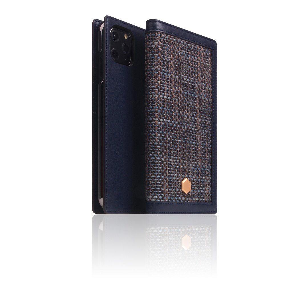 SLG Design iPhone 11 Pro Max D5 CSL 帆布混搭风 侧掀真皮皮套 - 手机壳/手机套 - 真皮 多色