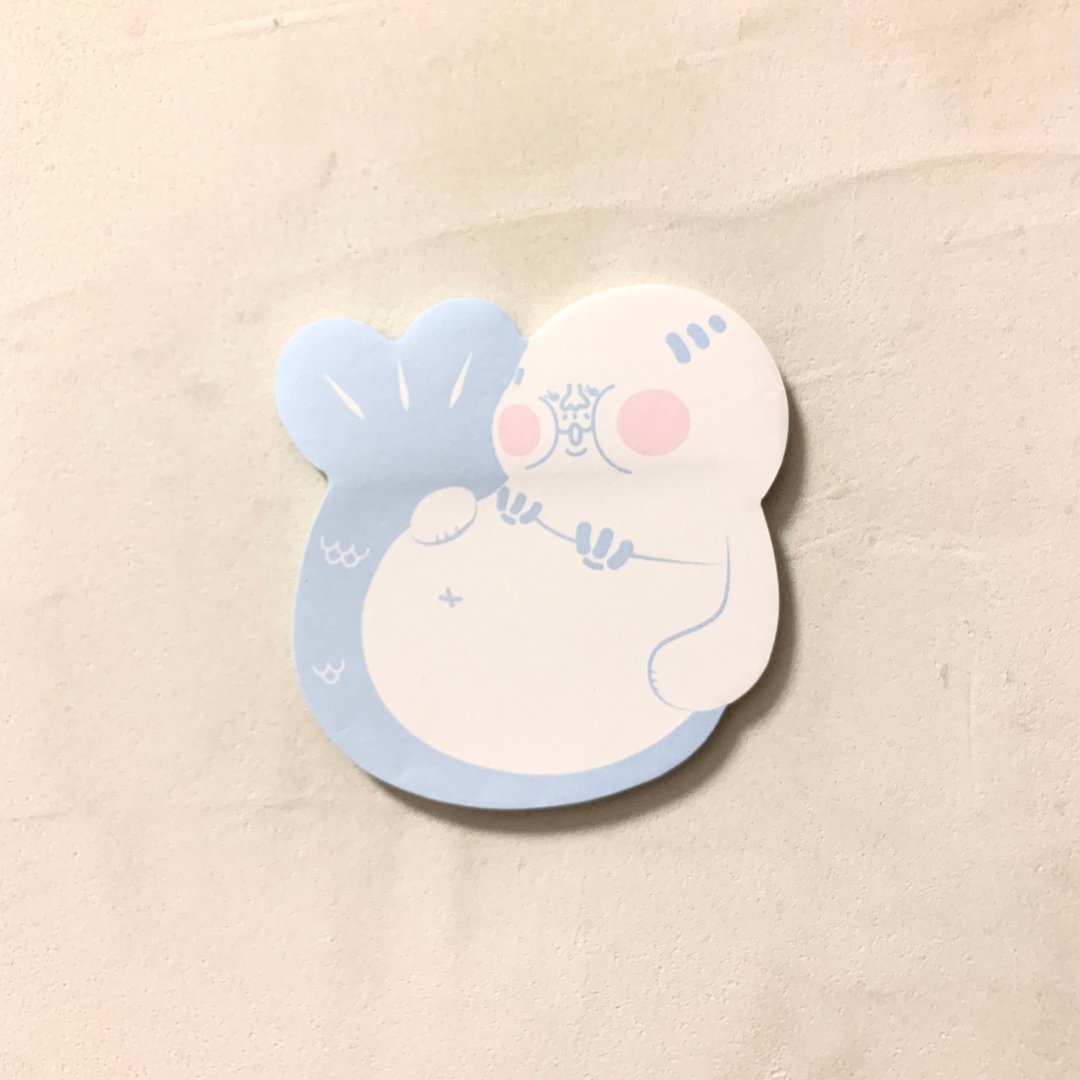 人鱼婊叔肚肚便利贴 - 便条纸/标签贴 - 纸 