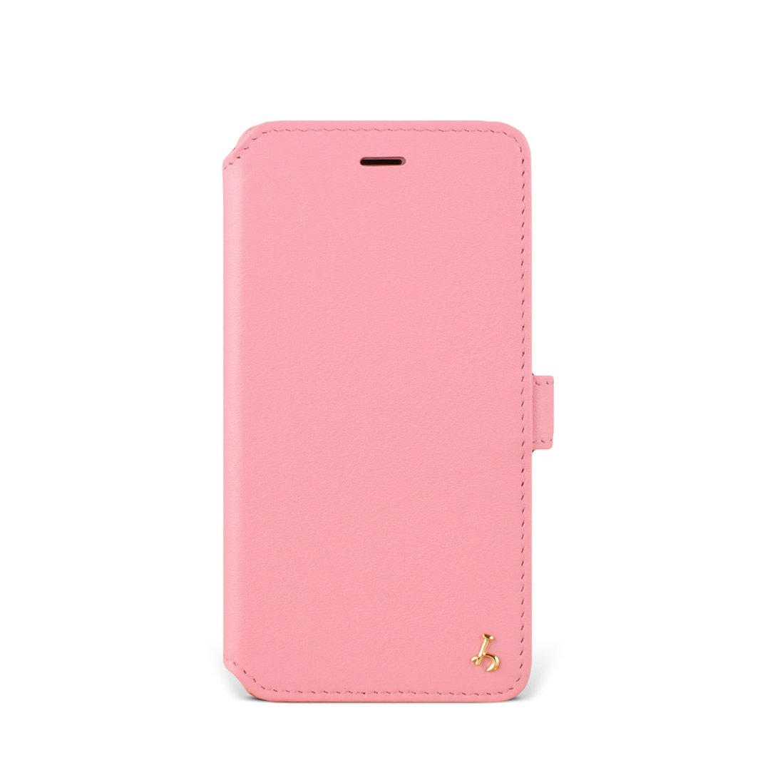 APPLE iPhone 6 / 6S (4.7寸) Style 07028 硬壳式侧翻皮套 现货 - 手机壳/手机套 - 真皮 粉红色