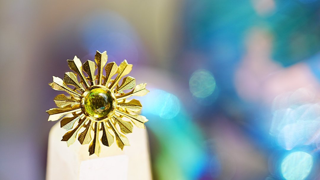 Peridot Snow ring - 戒指 - 半宝石 绿色