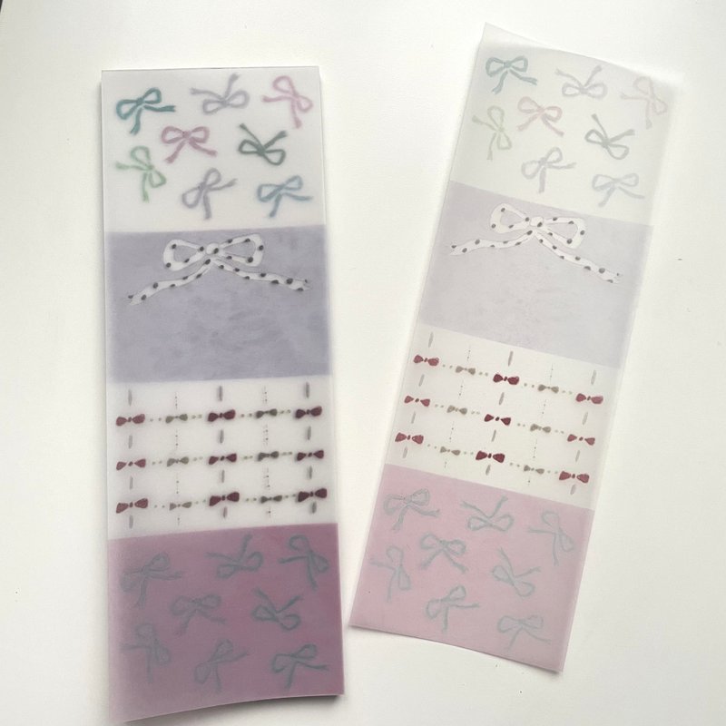 描图纸便条纸 – 缎带 - 其他 - 纸 透明