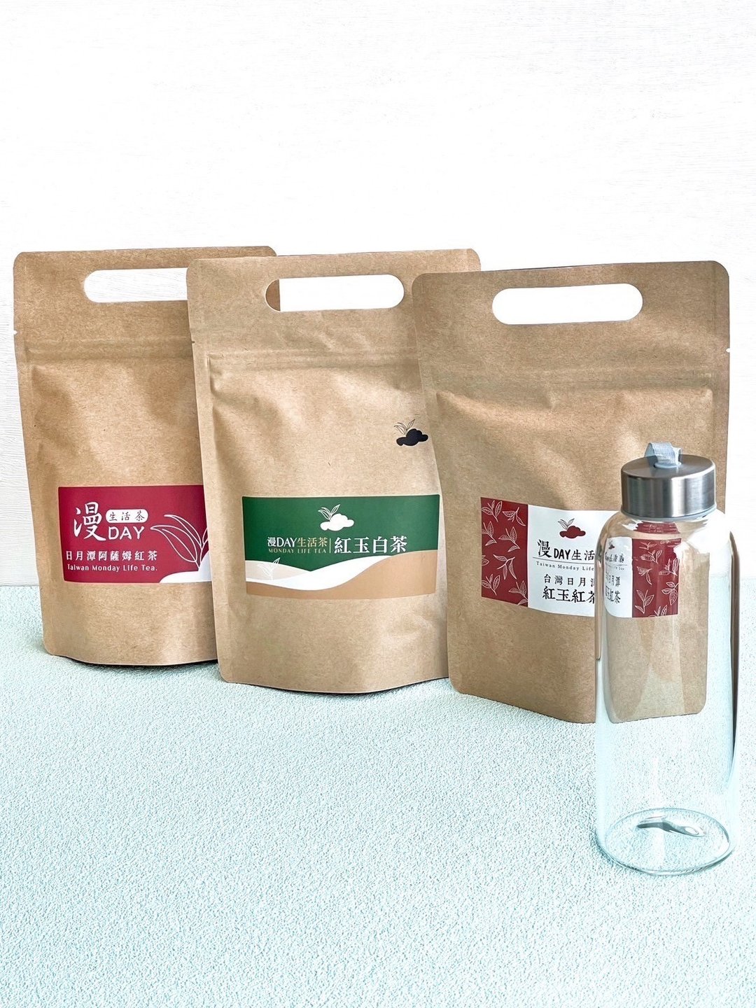 3入3款日月潭红茶家庭号加赠冷水玻璃瓶 - 茶 - 其他材质 