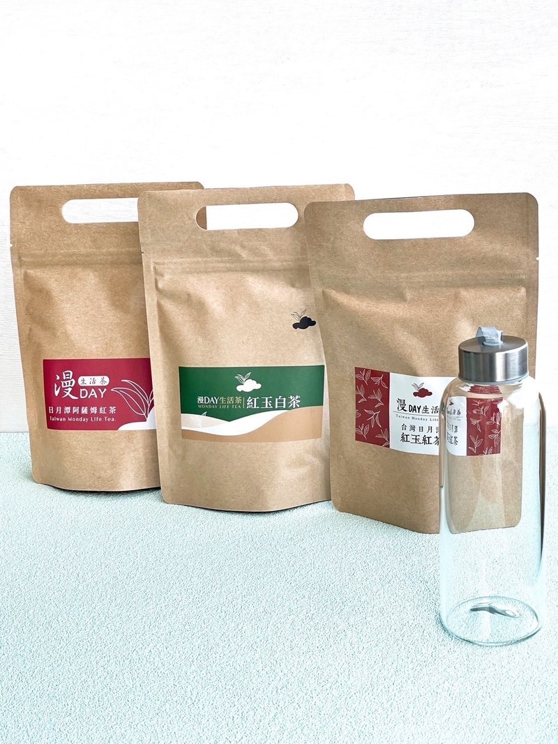 3入3款日月潭红茶家庭号加赠冷水玻璃瓶 - 茶 - 其他材质 