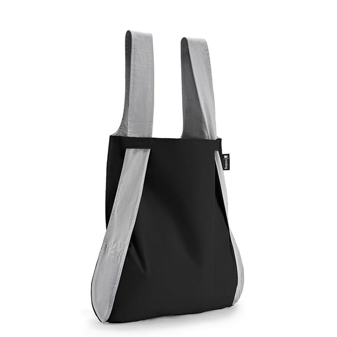 德国 Notabag 三用后背包/购物袋/手提袋/肩背袋  - 风暴 - 后背包/双肩包 - 棉 黑色