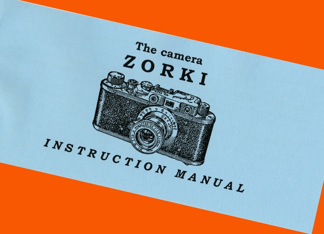 ZORKI-1 相机俄罗斯 Leica-II 英文手册副本说明书 - 相机 - 纸 