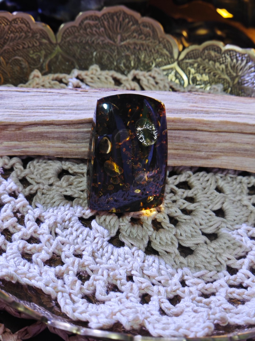 绿珀|百花蜜|可制作成饰物|美品质|不经打孔 - 项链 - 水晶 