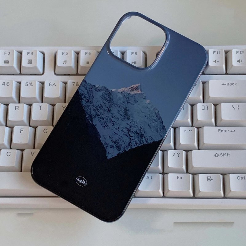 日照金山 夏日雪山森林 iPhone 风景全包光面菲林手机硬壳 - 手机壳/手机套 - 压克力 