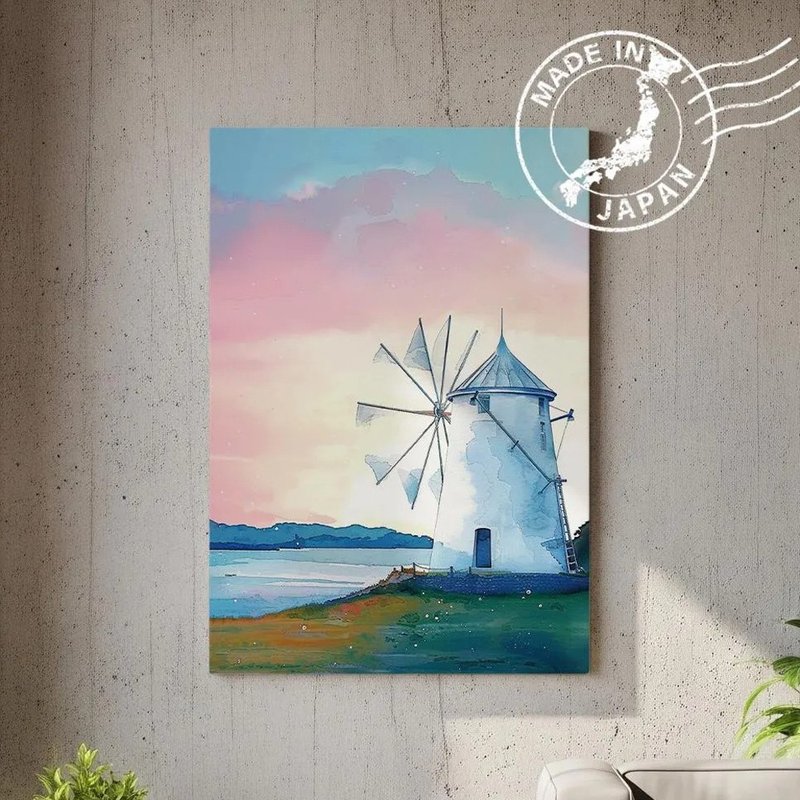 日本制帆布画・小豆岛、香川・日本风景・送礼、摆设、装饰 - 墙贴/壁贴 - 棉．麻 