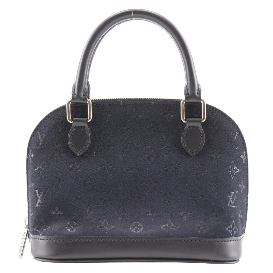 【日本直送】路易威登 LOUIS VUITTON Little Alma 手提包 M92146 Monogram 缎面 黑色 SP0021 女性用【二手】 - 手提包/手提袋 - 棉 黑色