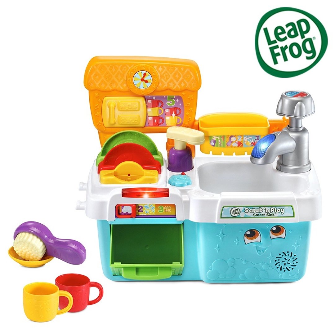 快速出货-仅限寄送台湾【LeapFrog】洗刷刷流理台 - 玩具/玩偶 - 塑料 多色