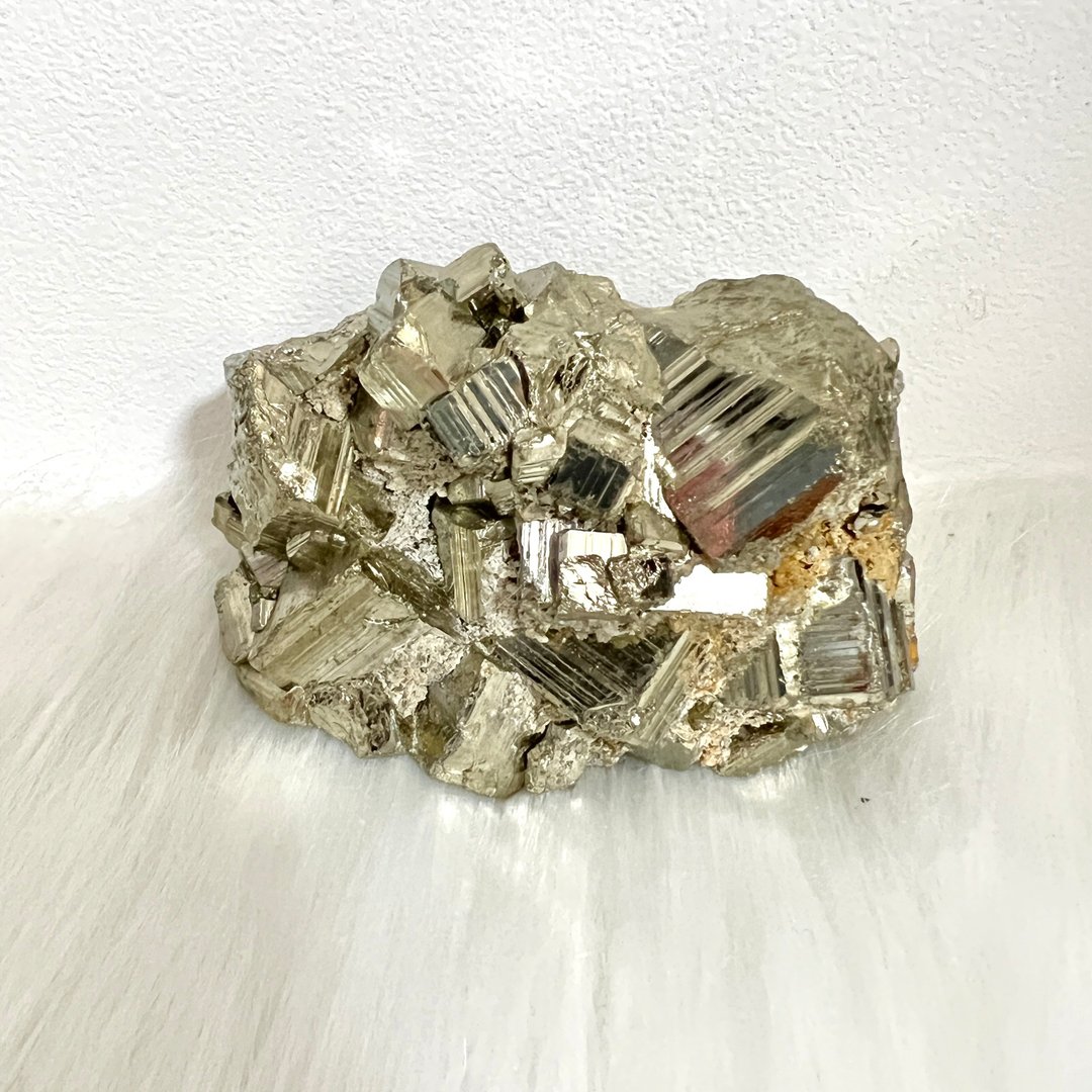 秘鲁黄铁矿摆件 | 水晶 | 水晶摆件 - 摆饰 - 其他金属 金色
