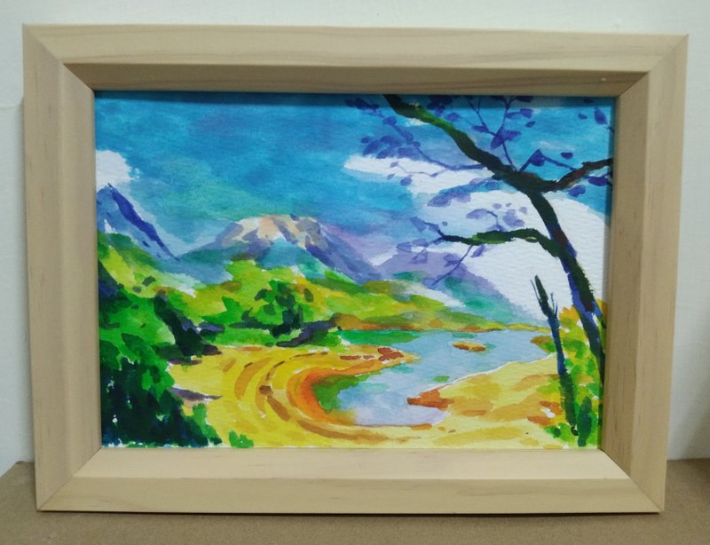摆设 / 澳洲-酒杯湾 / 水彩画 / 原稿 / 含框 - 海报/装饰画/版画 - 纸 