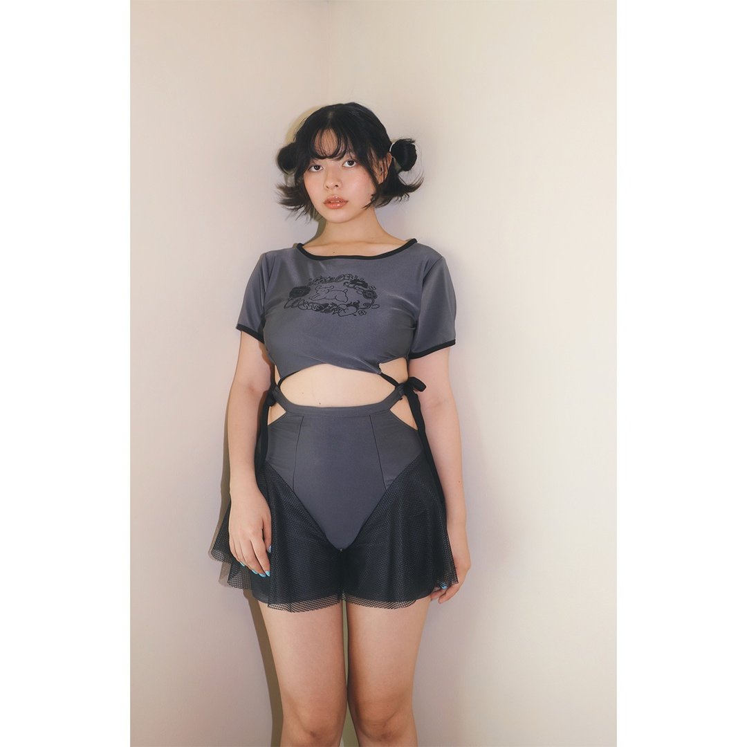 take a walk material (gray) - 女装泳衣/比基尼 - 其他人造纤维 灰色