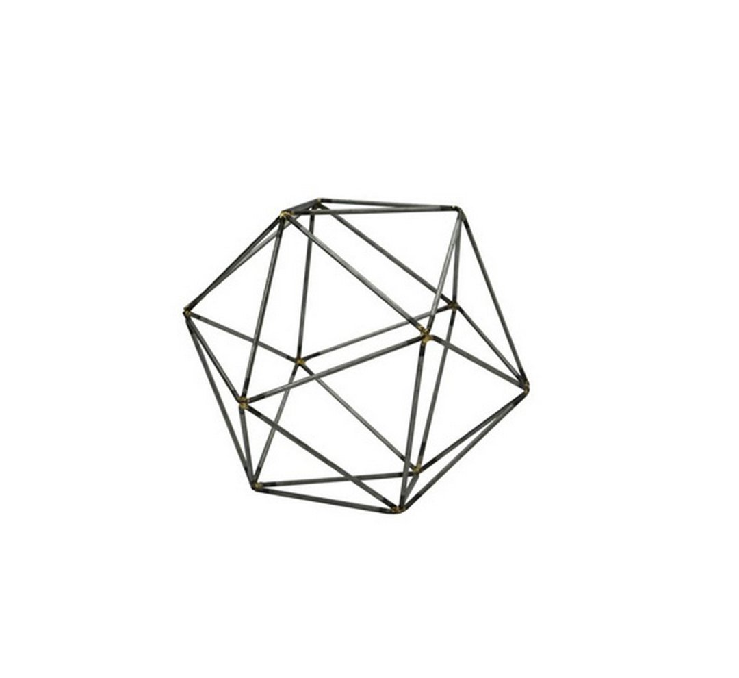 Detail Inc Icosahedron Frame二十面体几何空气植物花器摆件(M) - 植栽/盆栽 - 其他材质 银色