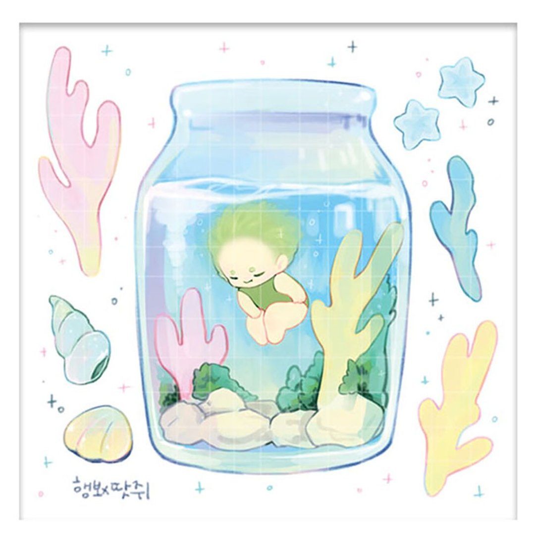 marimo 可爱动物贴纸 (ddatchi) - 贴纸 - 纸 蓝色