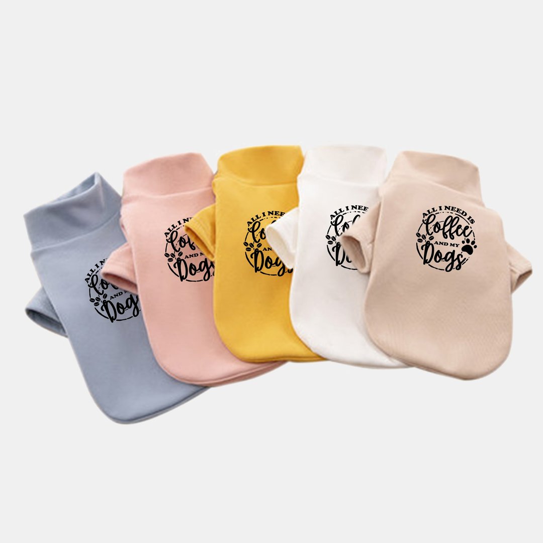 【Pet Shop系列】纯色打底衫小型幼犬衣服宠物比熊博美春秋款 - 衣/帽 - 棉 粉红色