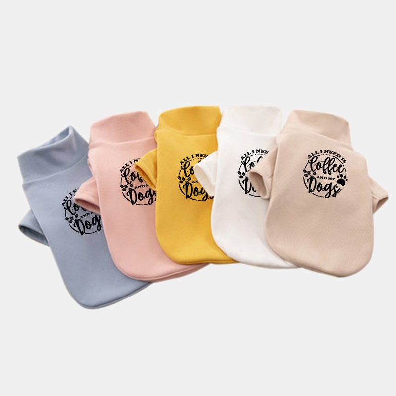 【Pet Shop系列】纯色打底衫小型幼犬衣服宠物比熊博美春秋款 - 衣/帽 - 棉．麻 粉红色