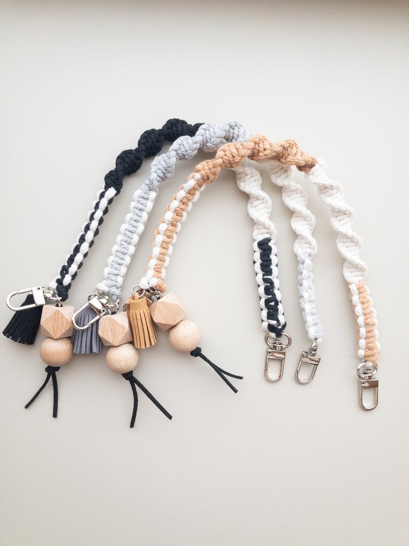 麦克拉梅 手机手腕挂绳 / 短挂绳 / 编织手绳 - 手机配件 - 棉．麻 