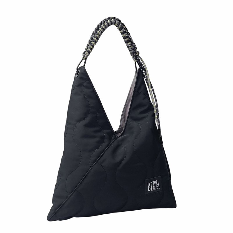 手工挂绳流浪单肩袋 (S) - 侧背包/斜挎包 - 尼龙 