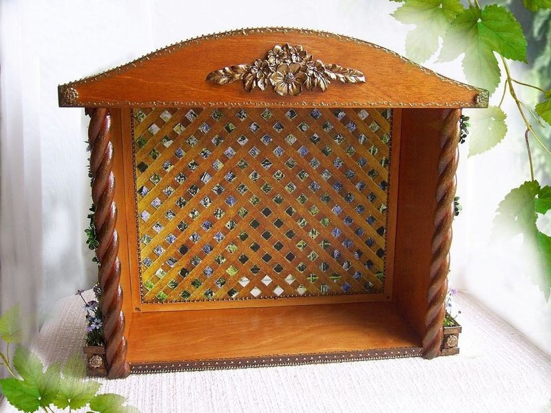 1:12 Scale.The roombox showcase for installations Dollhouse miniature. 12 - 玩偶/公仔 - 木头 