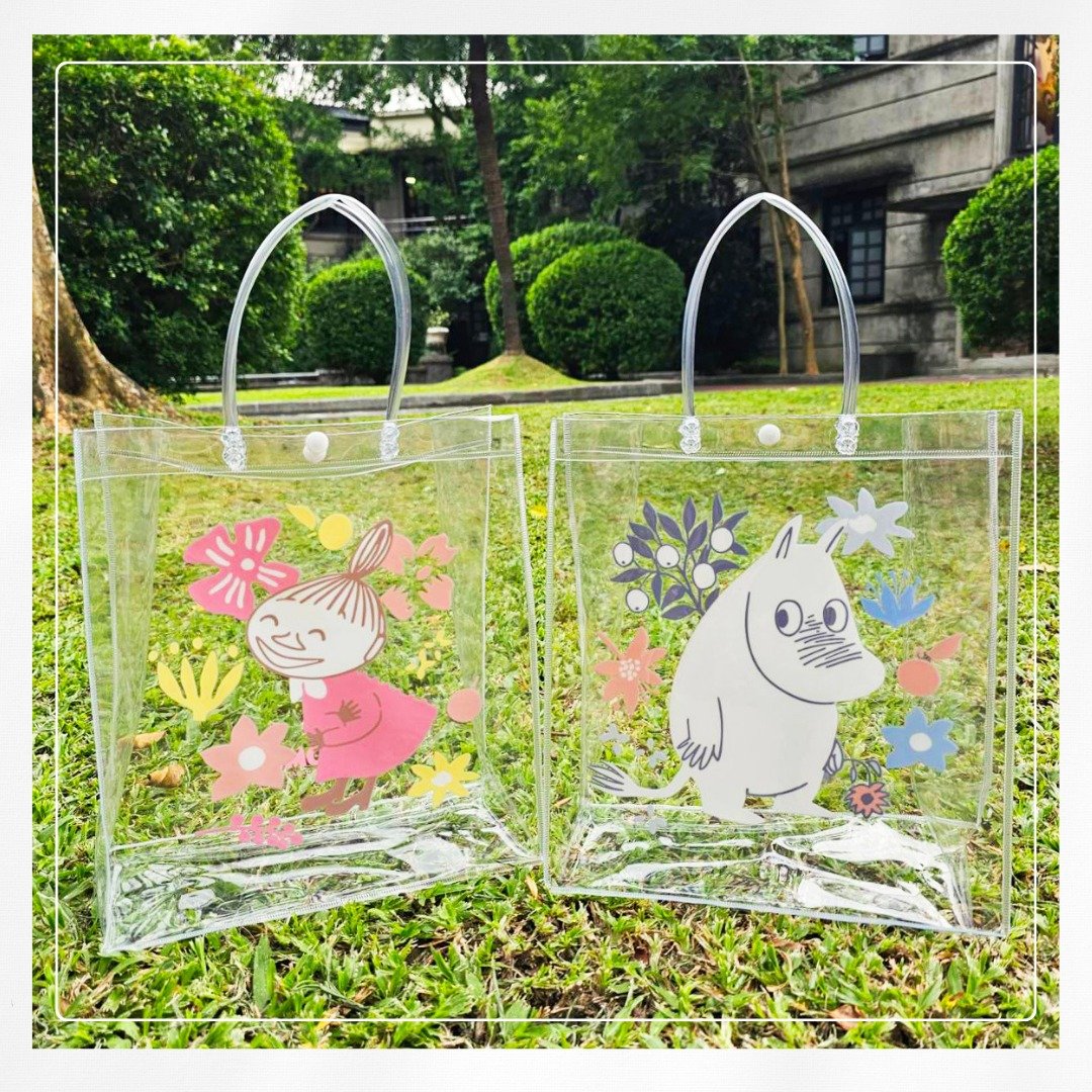 MOOMIN授权 | 透明提袋-小 (姆明/小美) - 手提包/手提袋 - 塑料 
