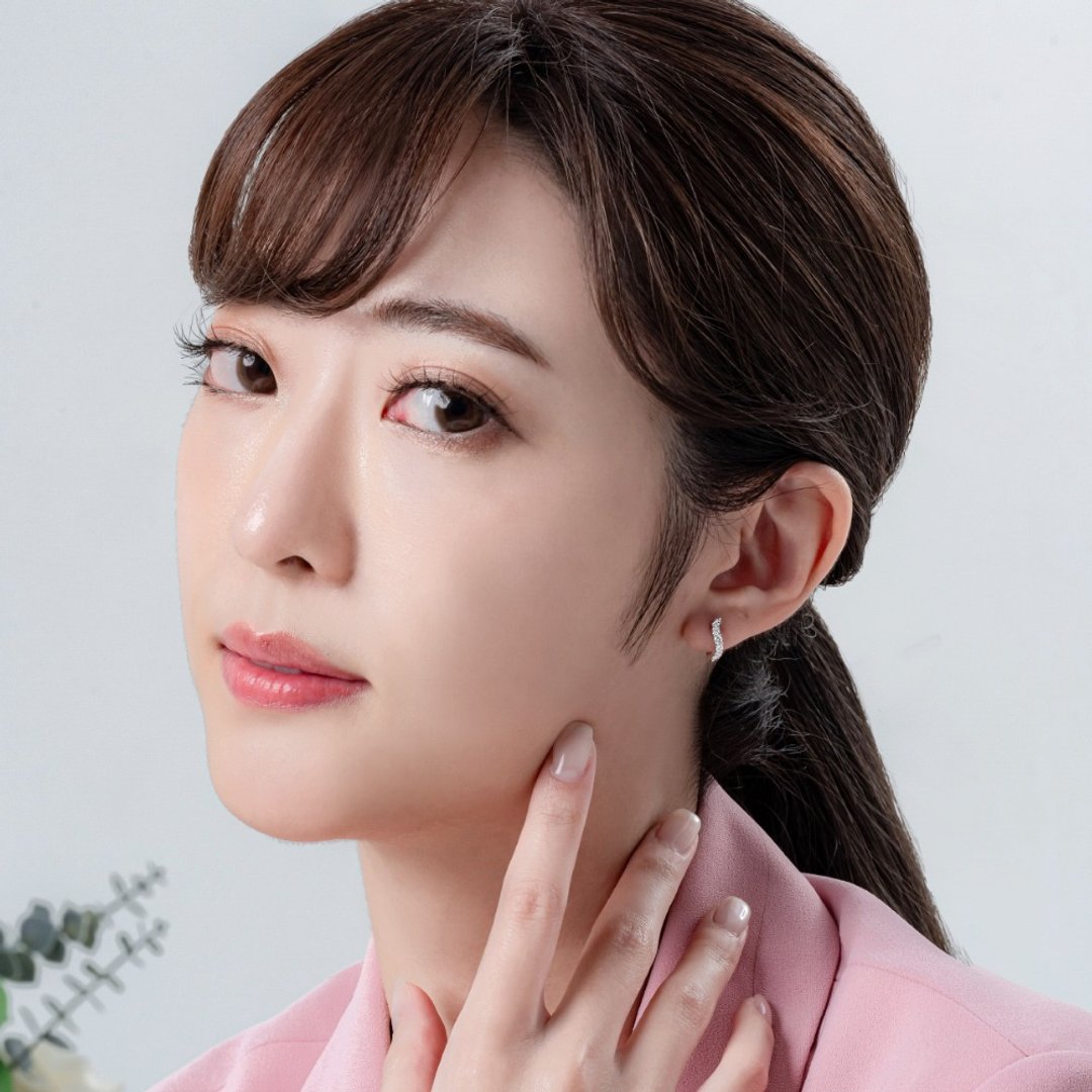 京华钻石 18K金 天然钻石 共0.32克拉 钻石耳环 水波 - 耳环/耳夹 - 钻石 