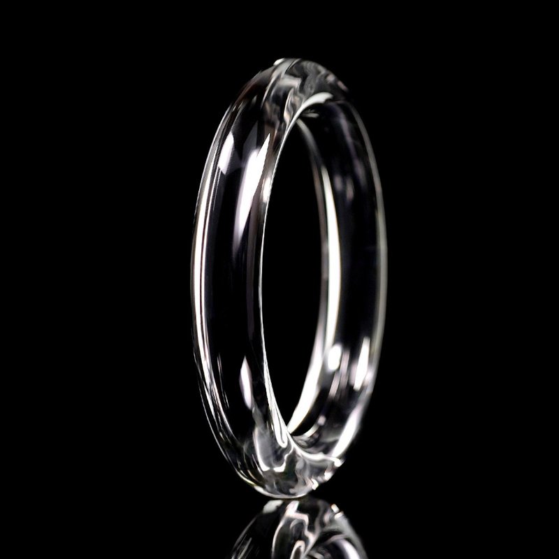 【正佳珠宝】白水晶 搜藏级全净体 内径59.7mm 手围19.5 白水晶 - 手链/手环 - 半宝石 多色