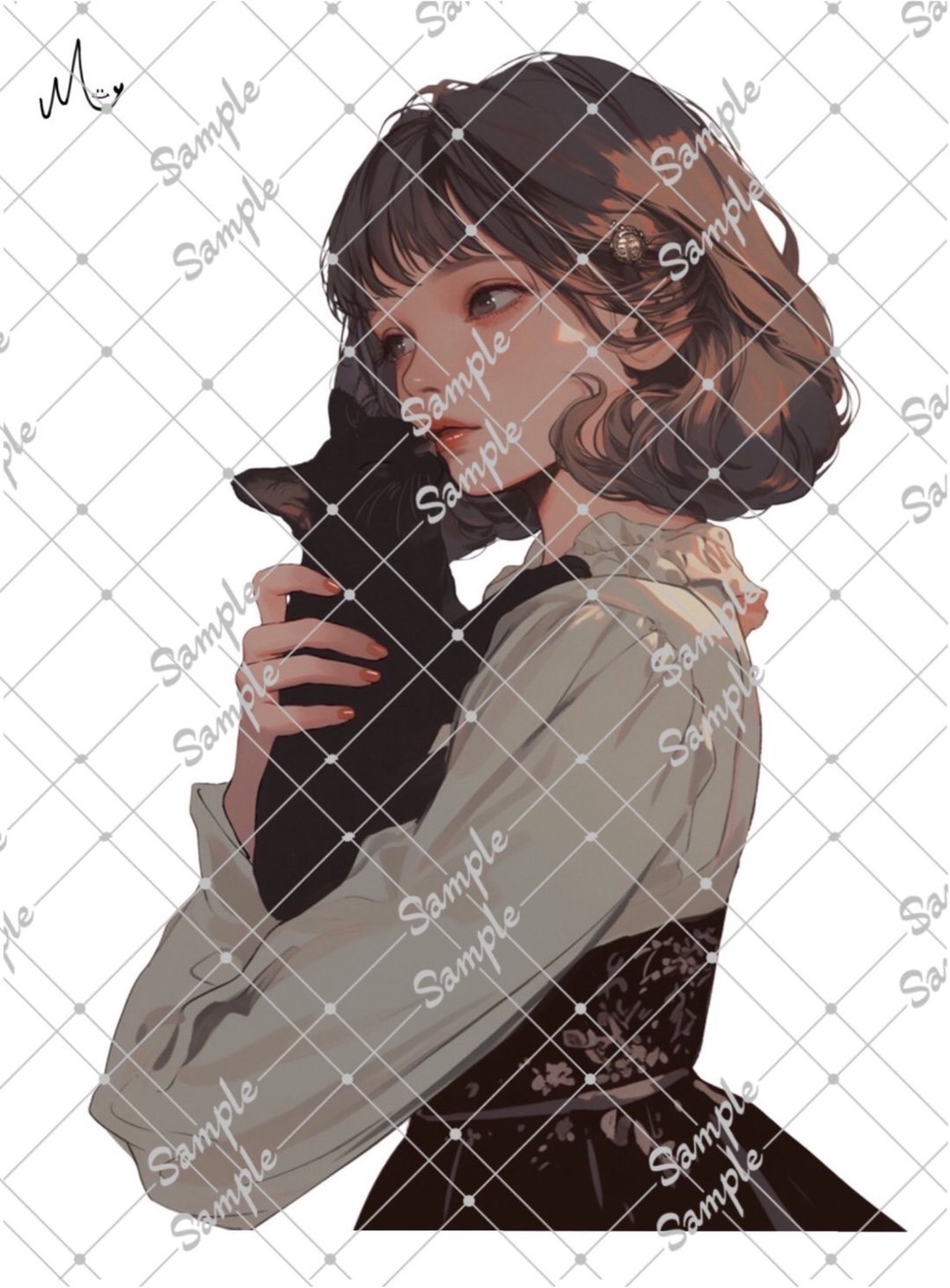 原创人物贴纸 8月新品 - 贴纸 - 纸 