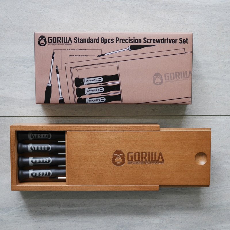 【Gorilla】 8in1标准精密螺丝起子组 - 其他 - 其他金属 灰色
