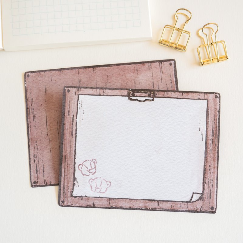 异形便签纸 – 画板设计 - 便条纸/标签贴 - 纸 咖啡色