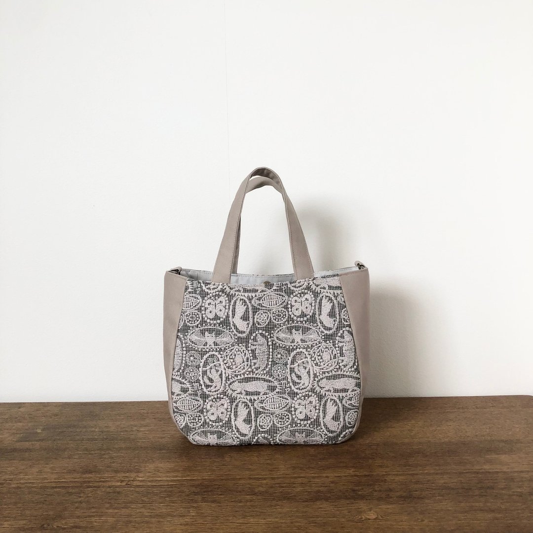 托特包 minä perhonen jungle relief 手工制作 - 其他 - 棉．麻 灰色