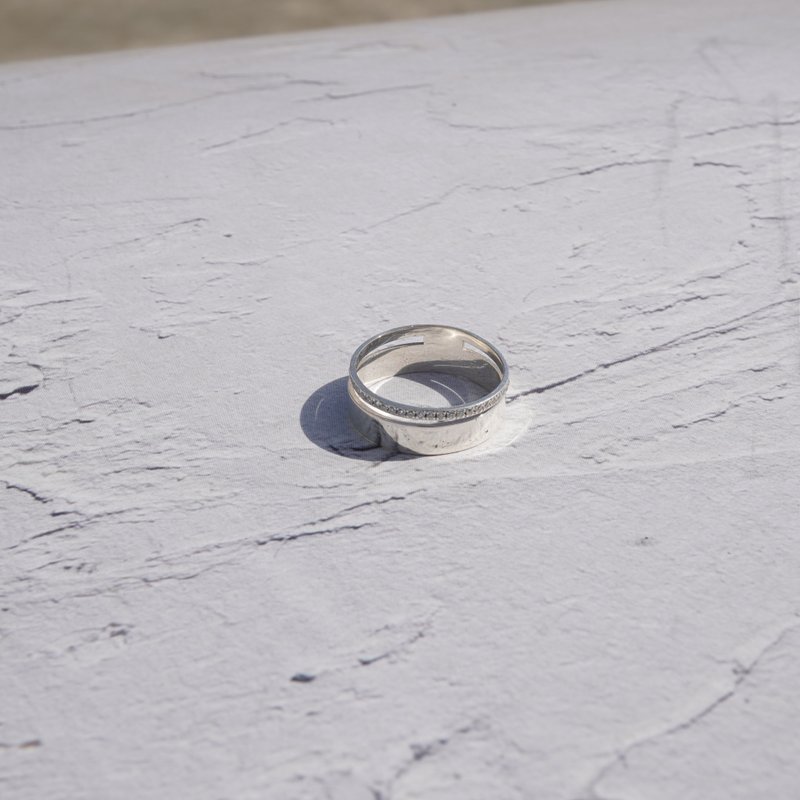 线环263 - 戒指 - 其他金属 银色