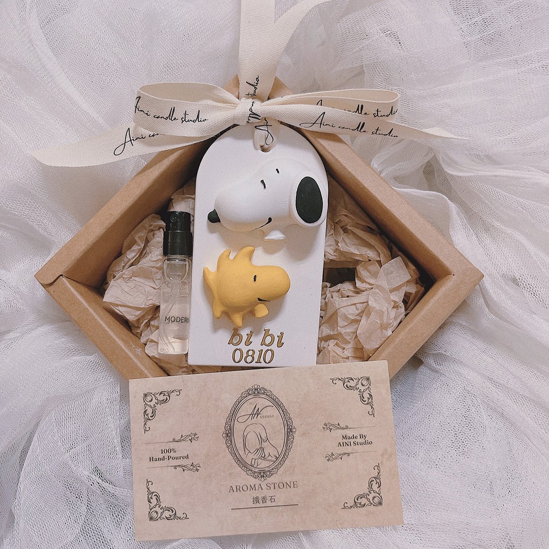 史努比 Snoopy 糊涂塌客 香氛 扩香石 挂式 生日礼物 婚礼小物 - 香薰/精油/线香 - 其他材质 多色