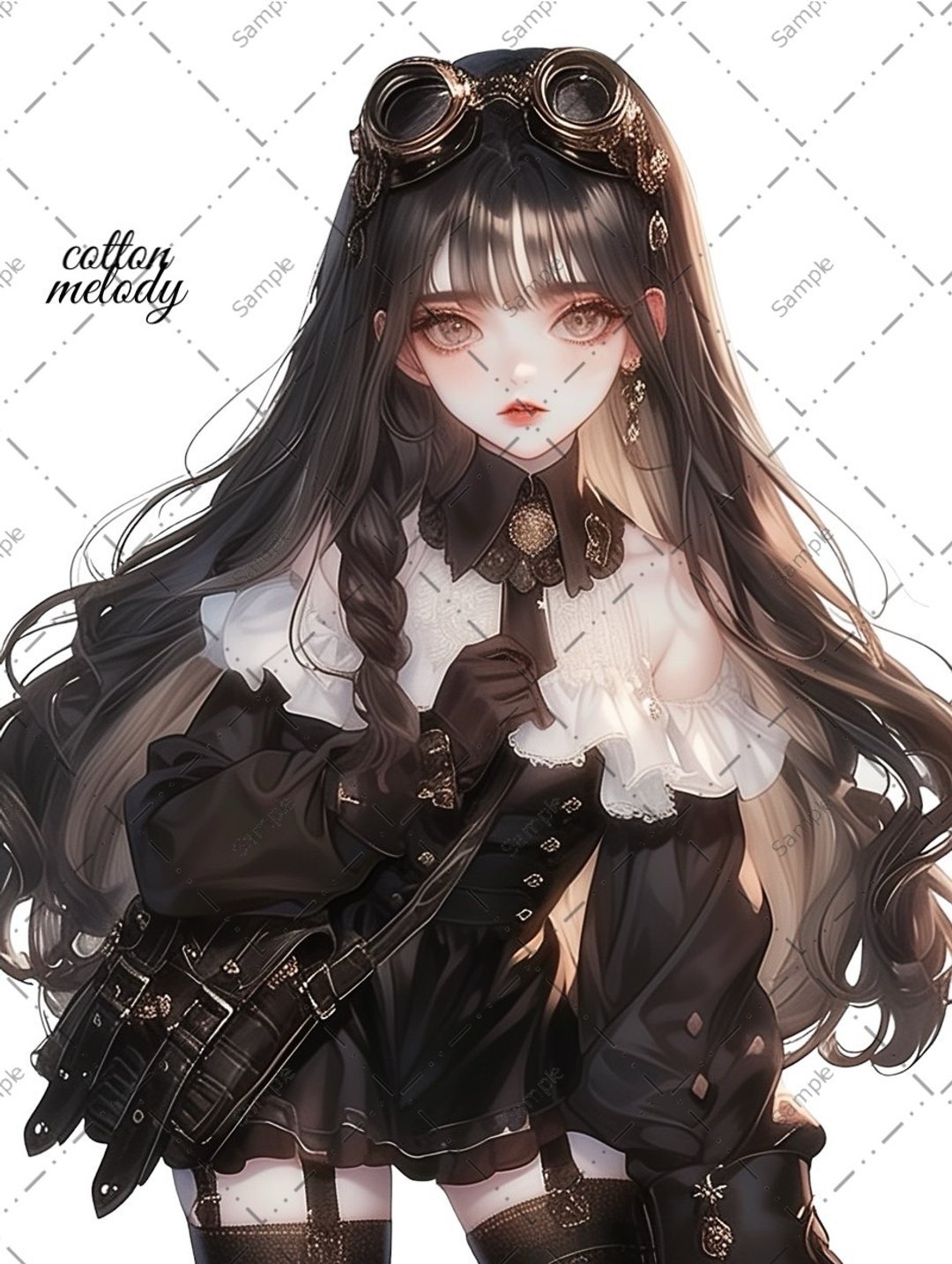 original sticker no.816 人物贴纸 原创贴纸 人物贴纸 女孩贴纸 原创人物贴纸 - 贴纸 - 纸 